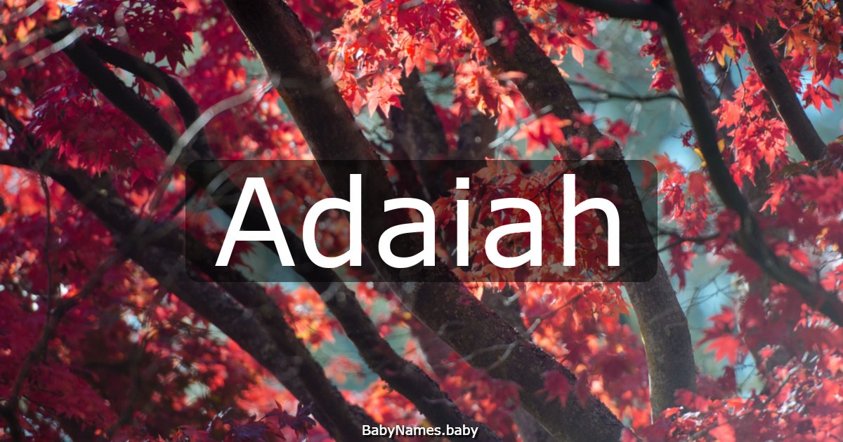 Adaiah