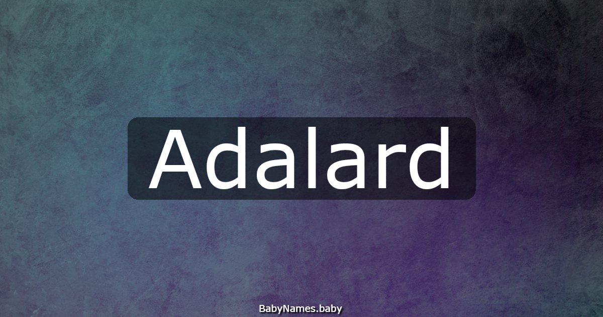 Adalard