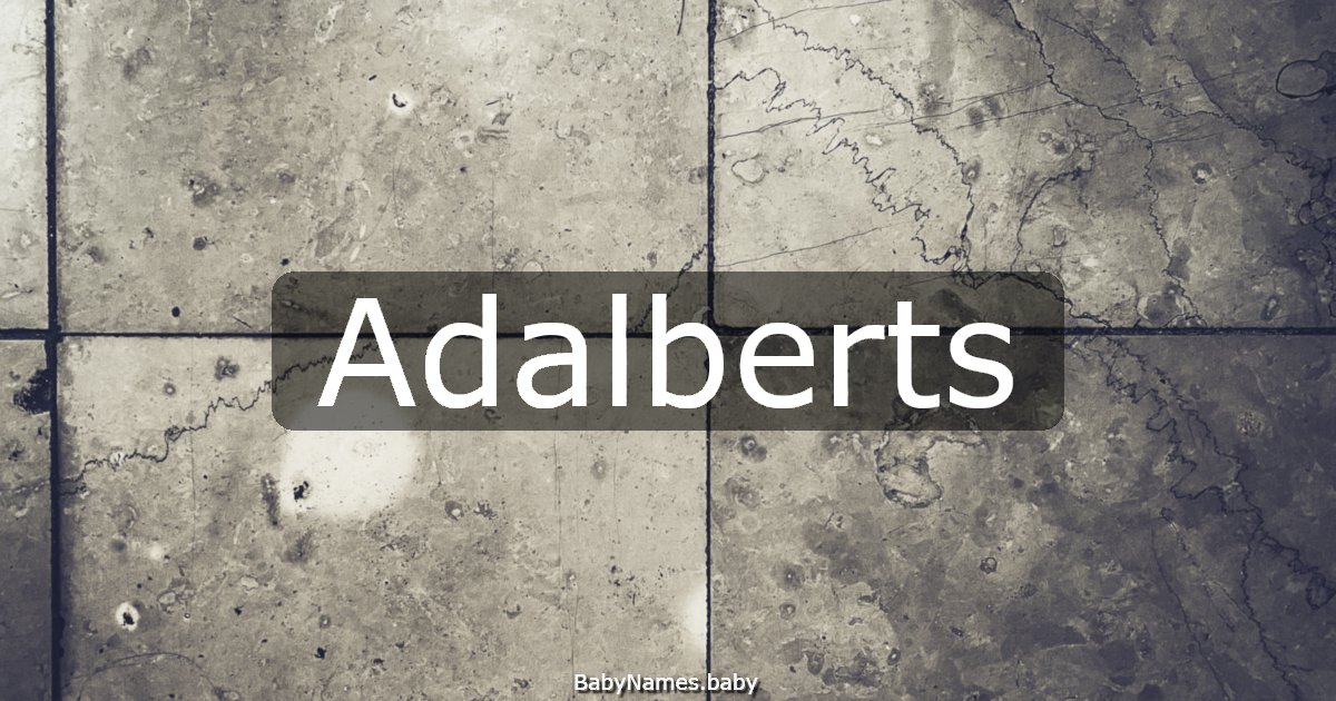 Adalberts