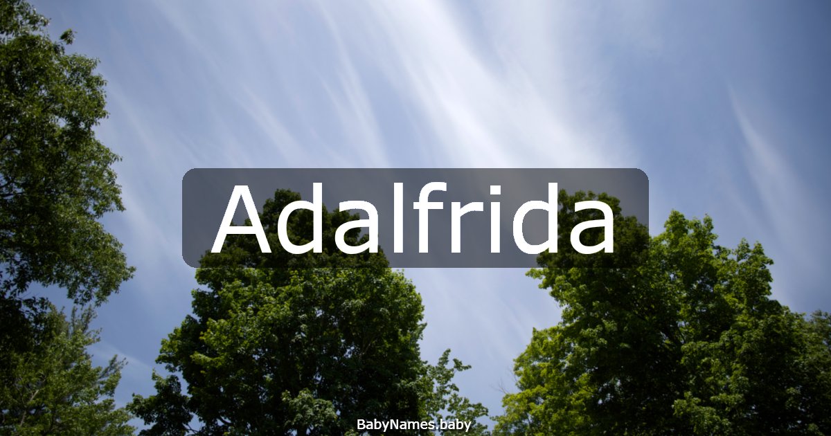 Adalfrida
