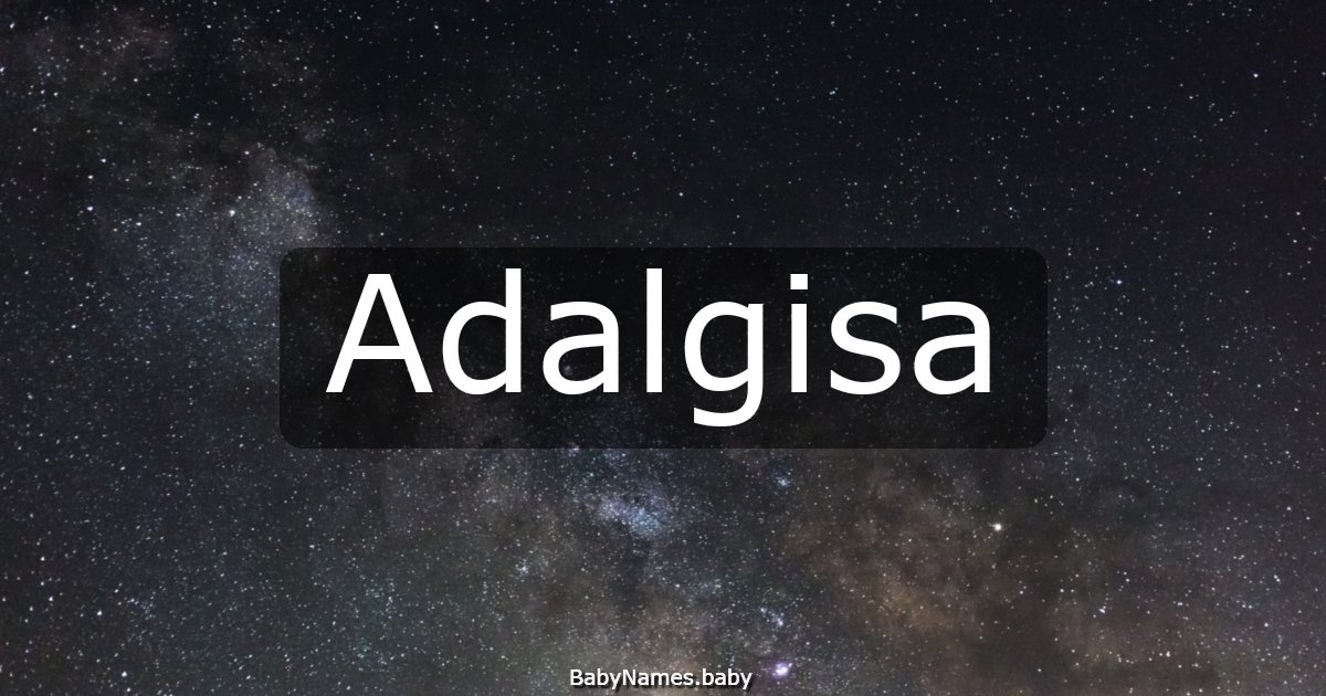 Adalgisa