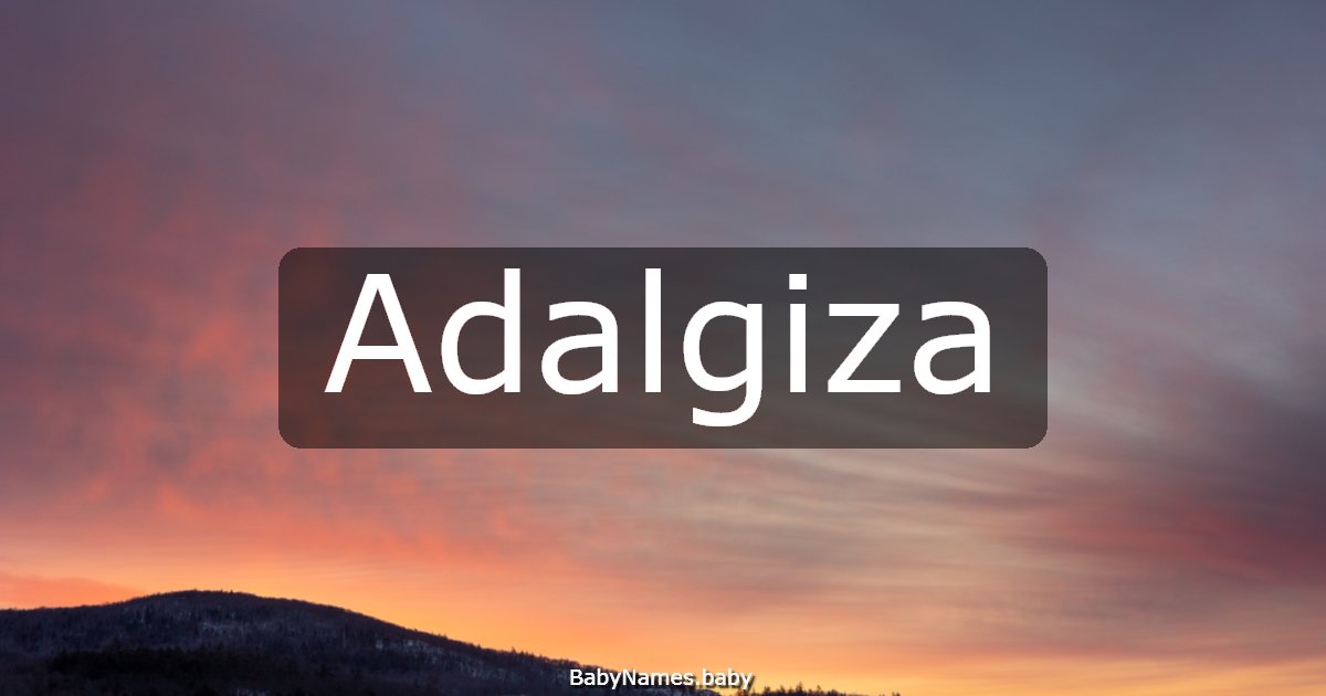 Adalgiza