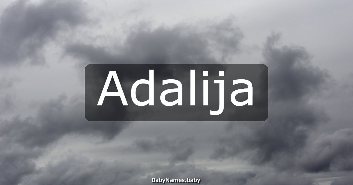 Adalija