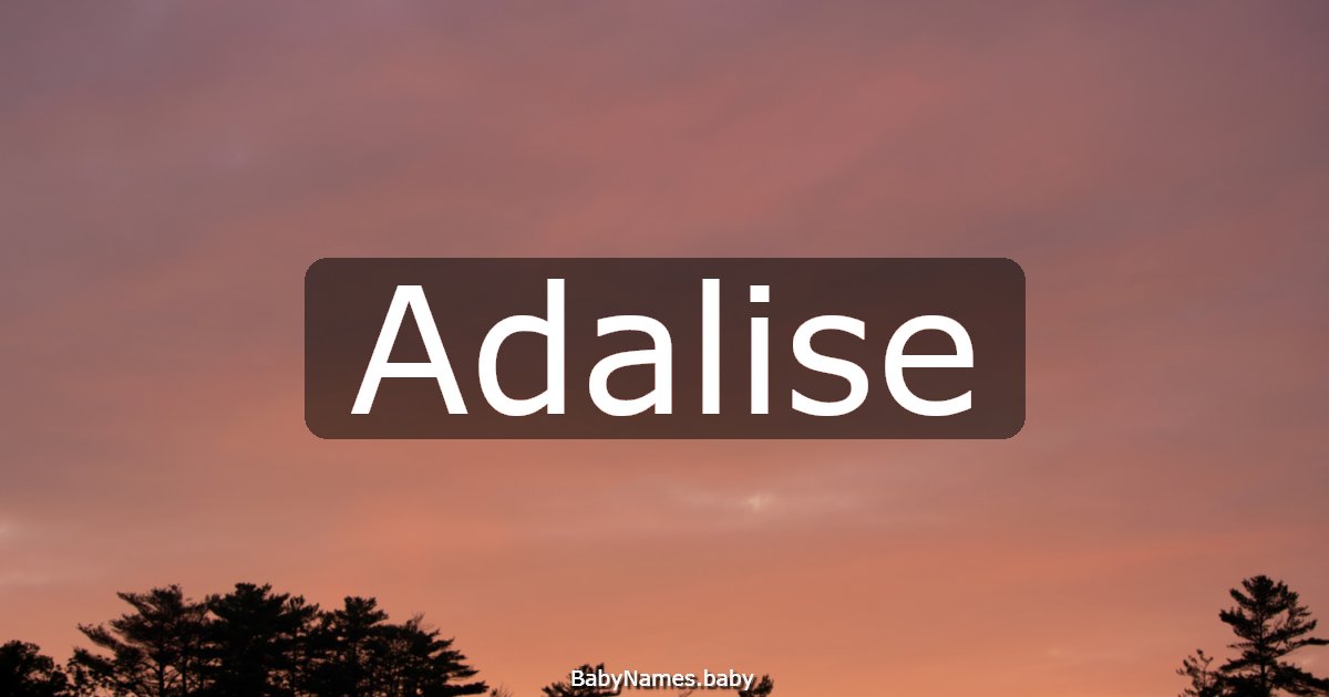 Adalise