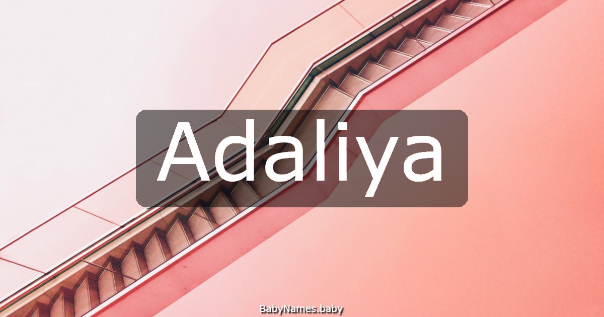 Adaliya