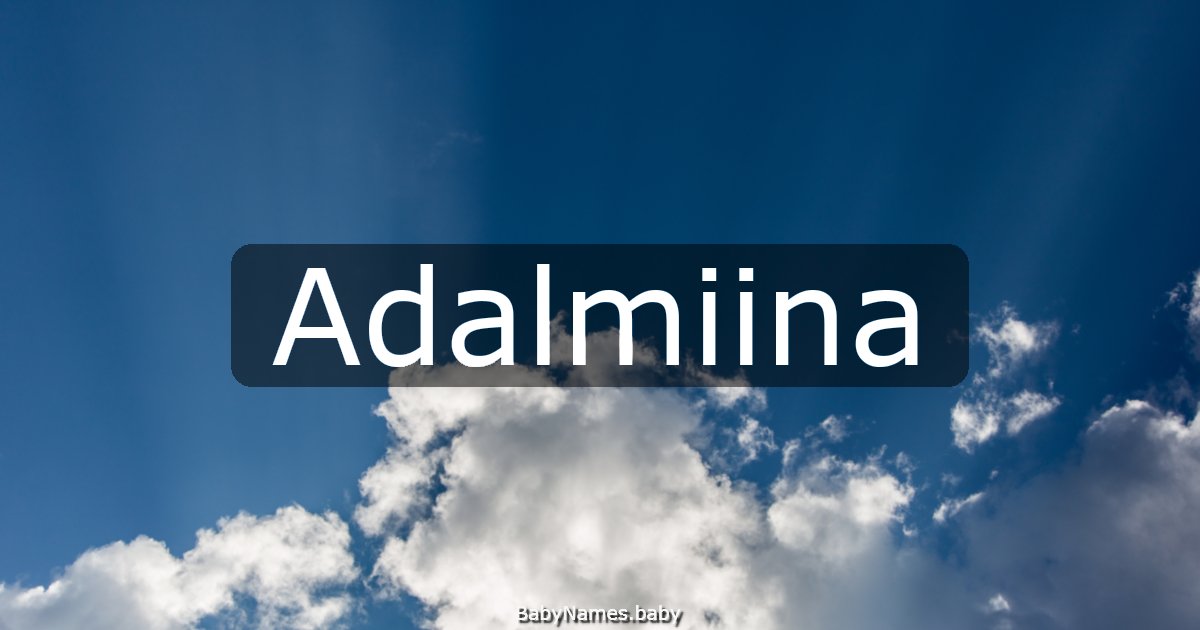 Adalmiina