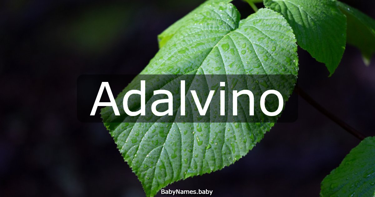 Adalvino