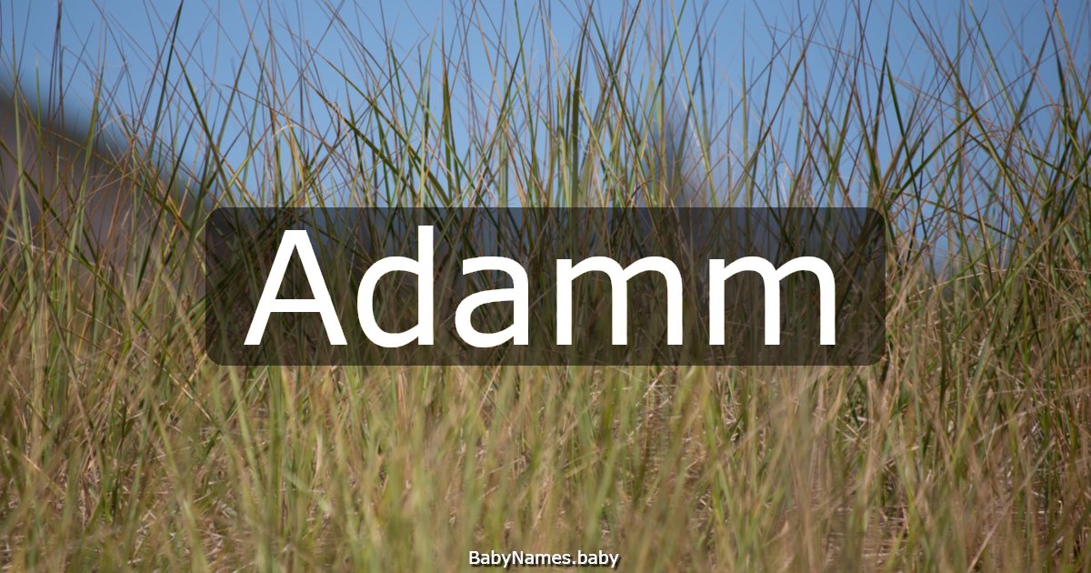 Adamm