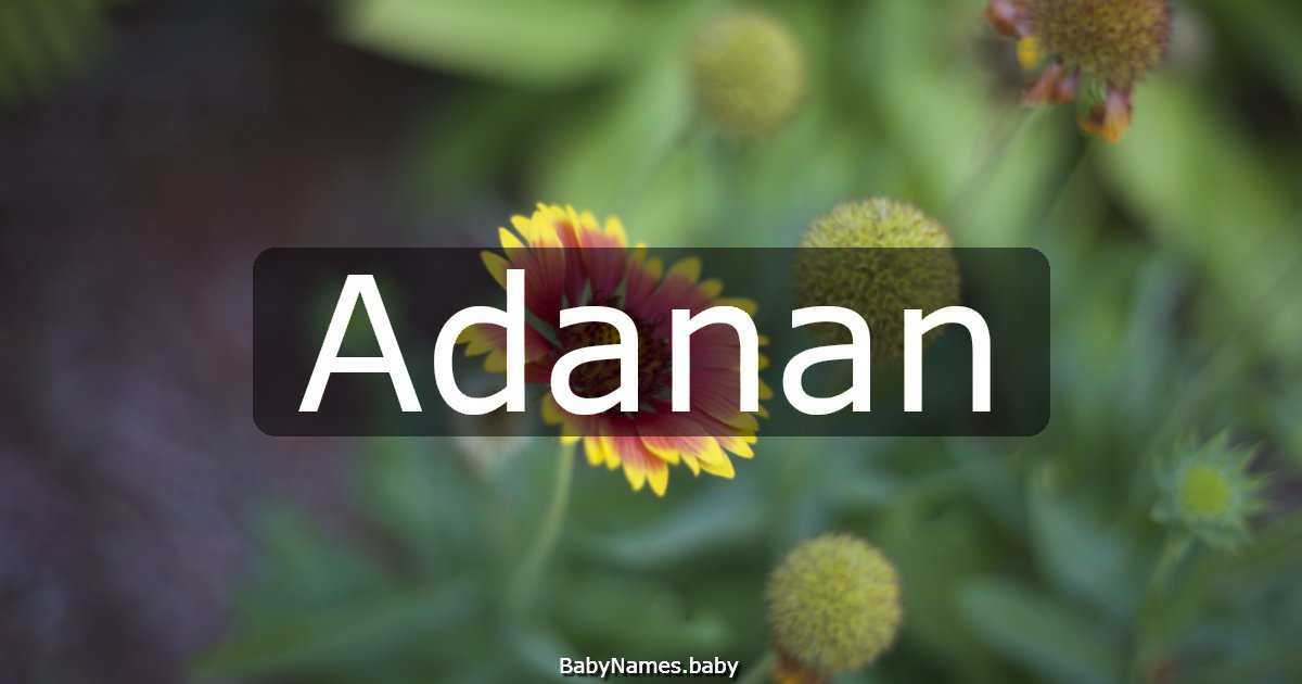 Adanan