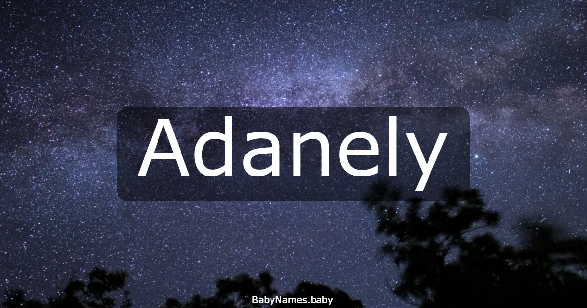 Adanely