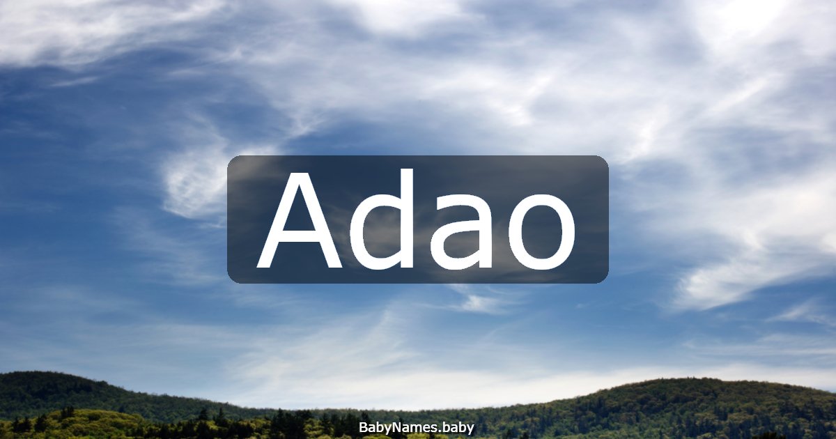 Adao