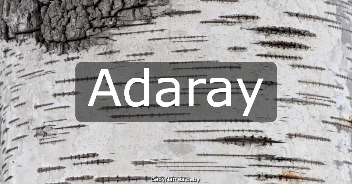 Adaray