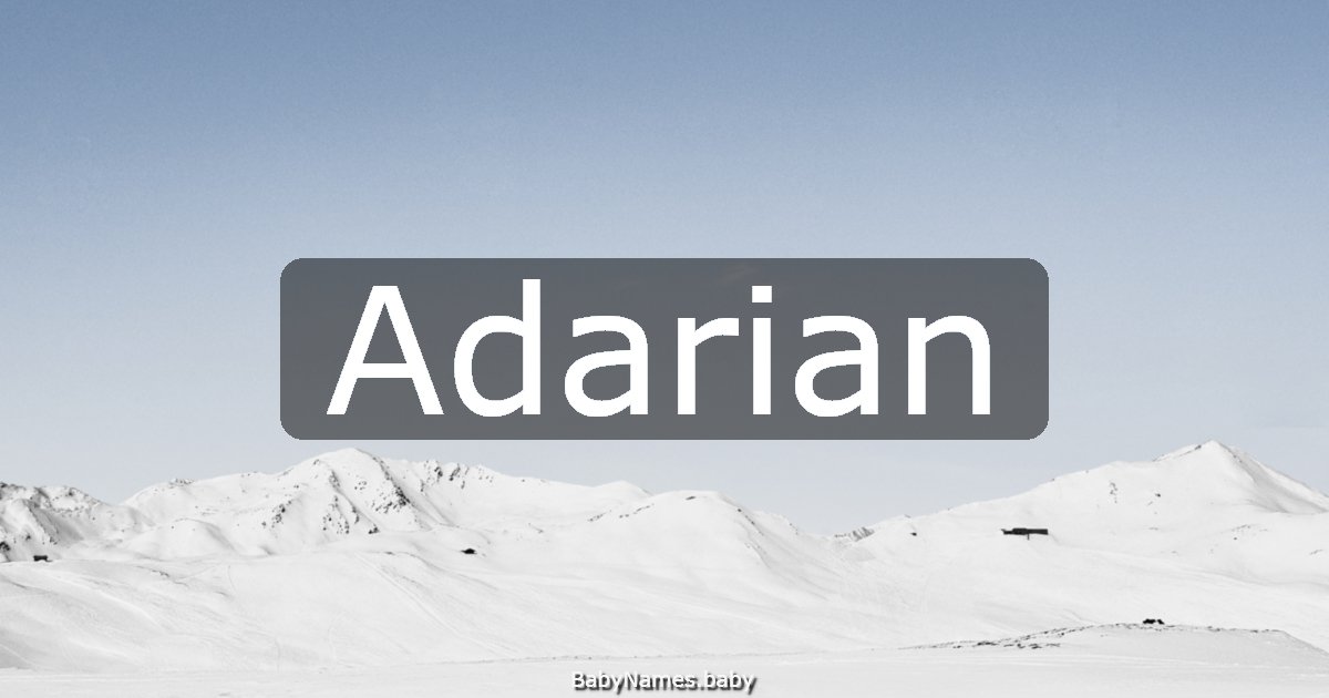 Adarian
