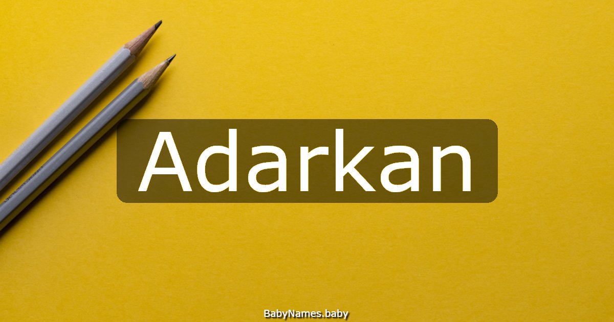 Adarkan