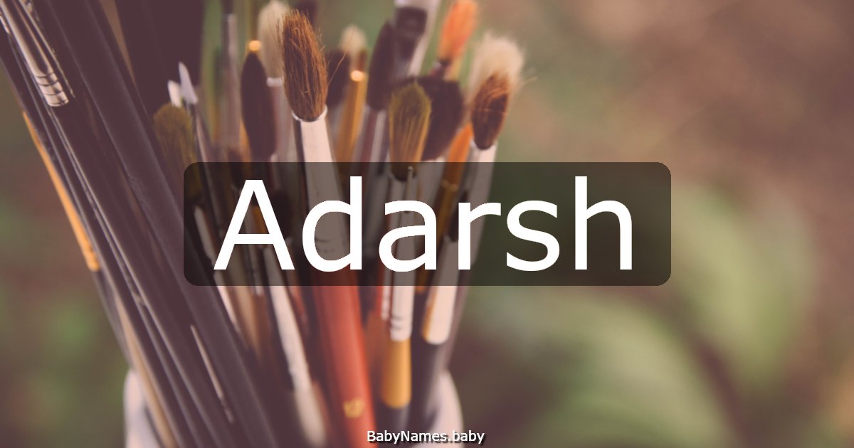 Adarsh