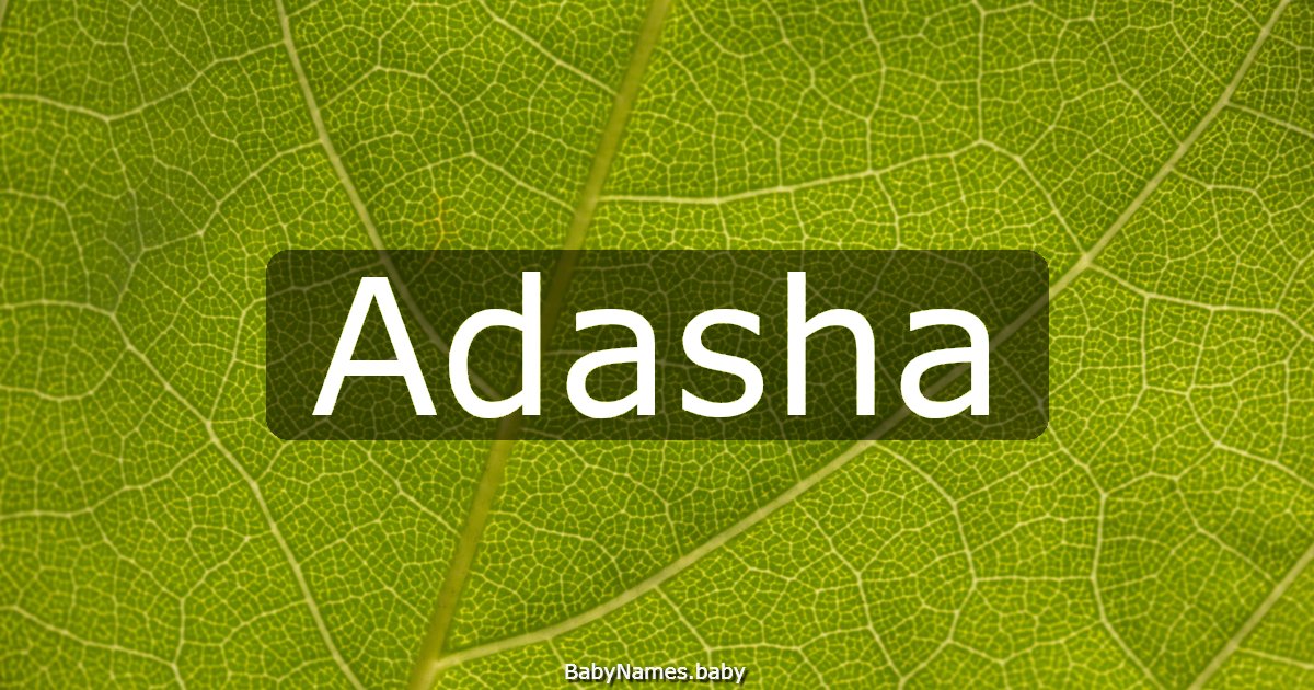 Adasha