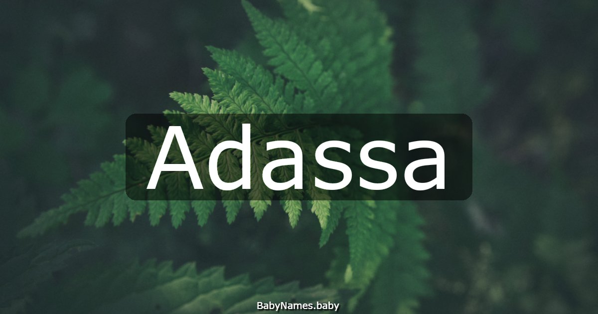 Adassa