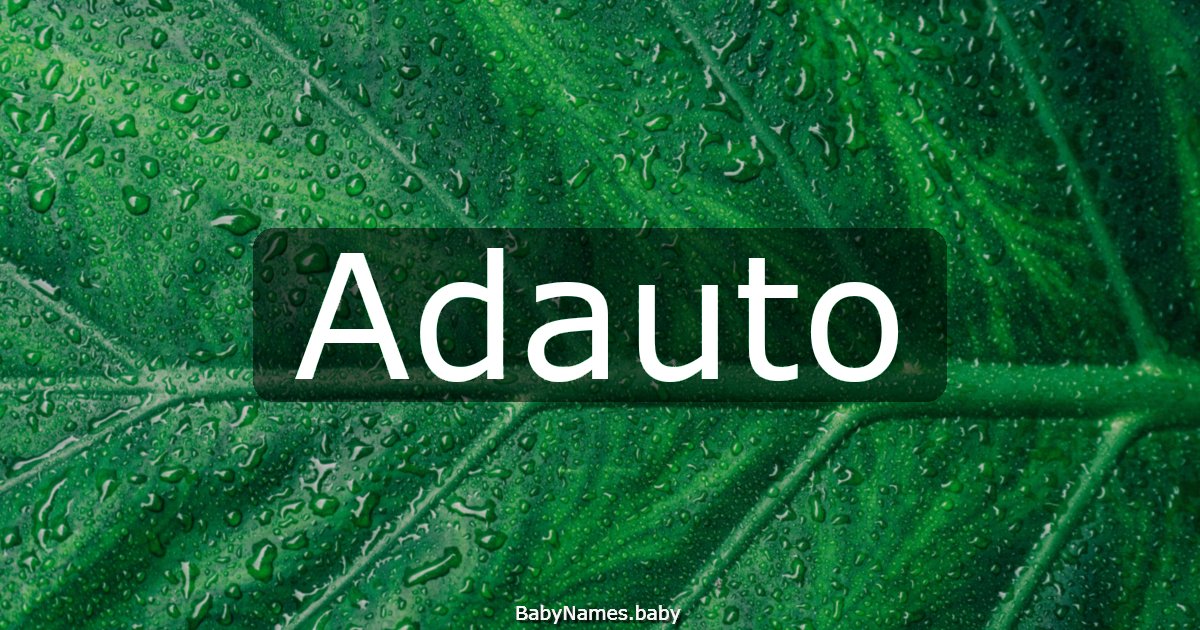 Adauto