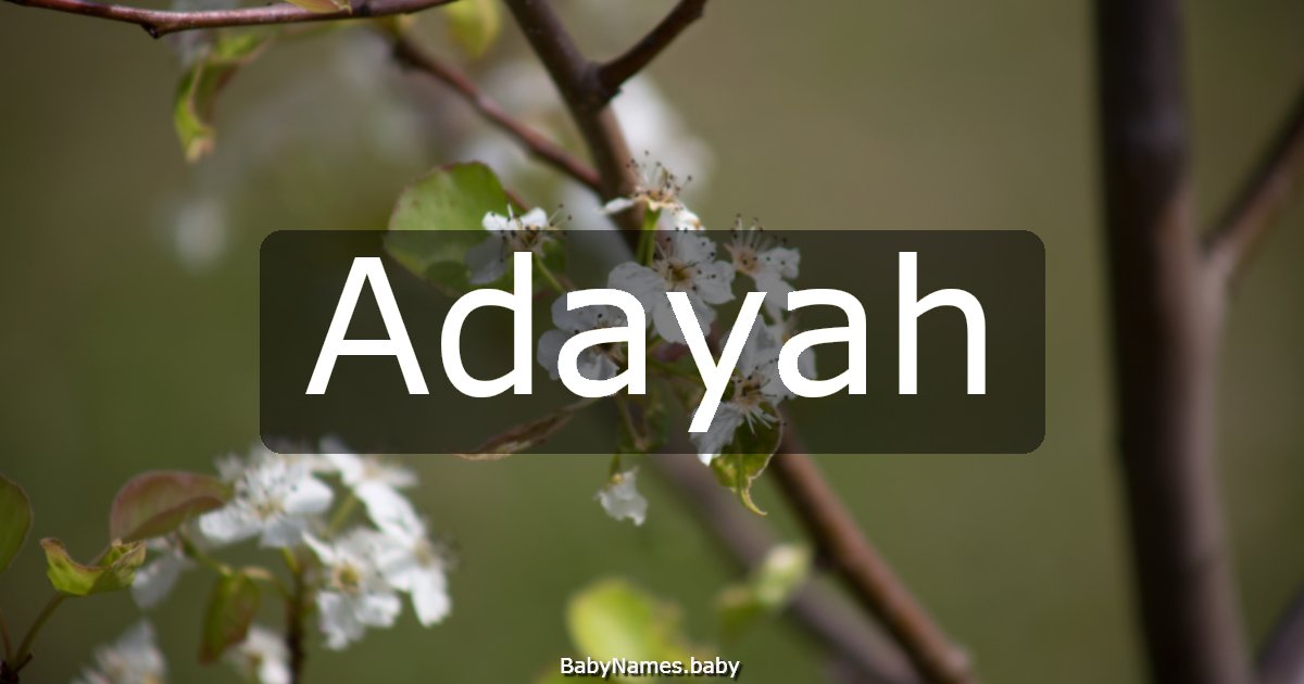 Adayah