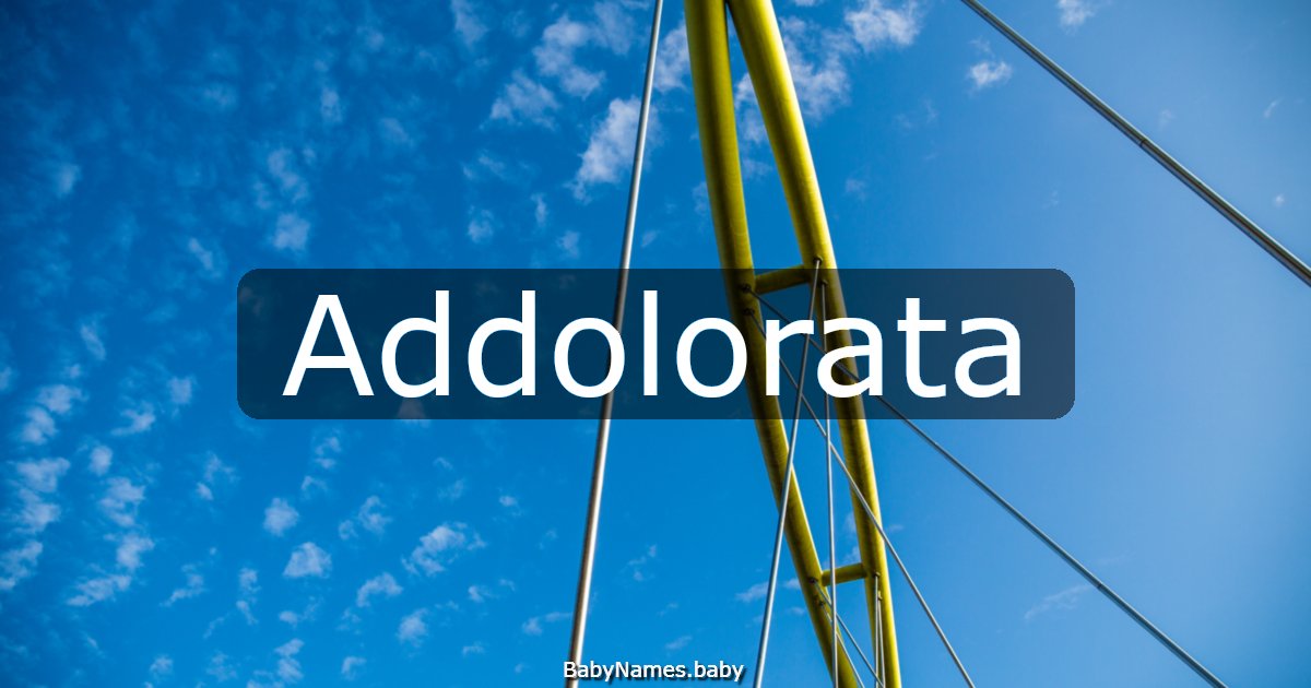 Addolorata