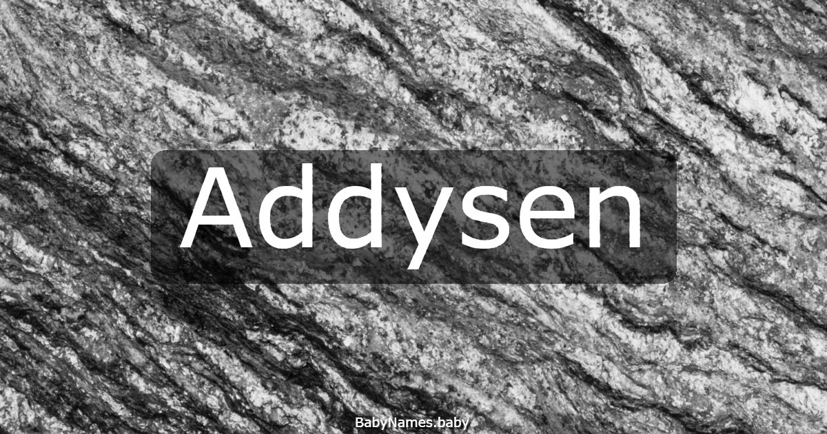 Addysen