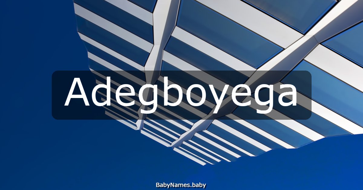 Adegboyega