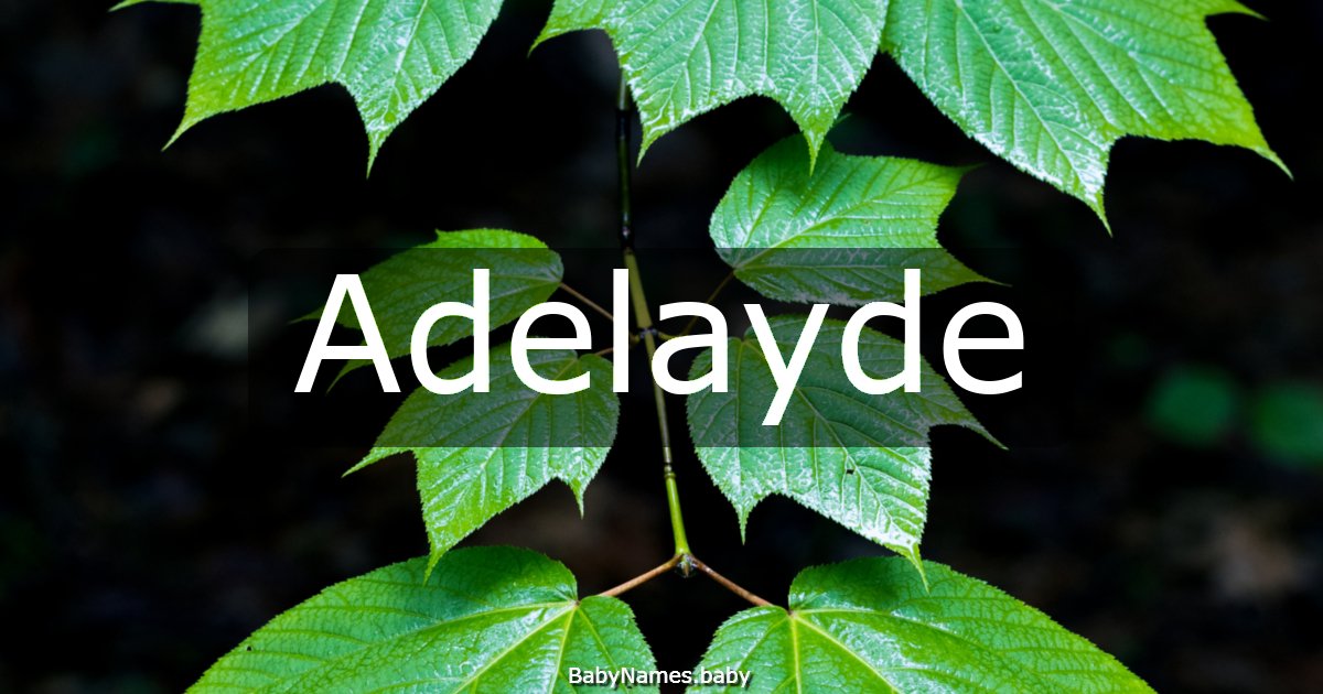 Adelayde