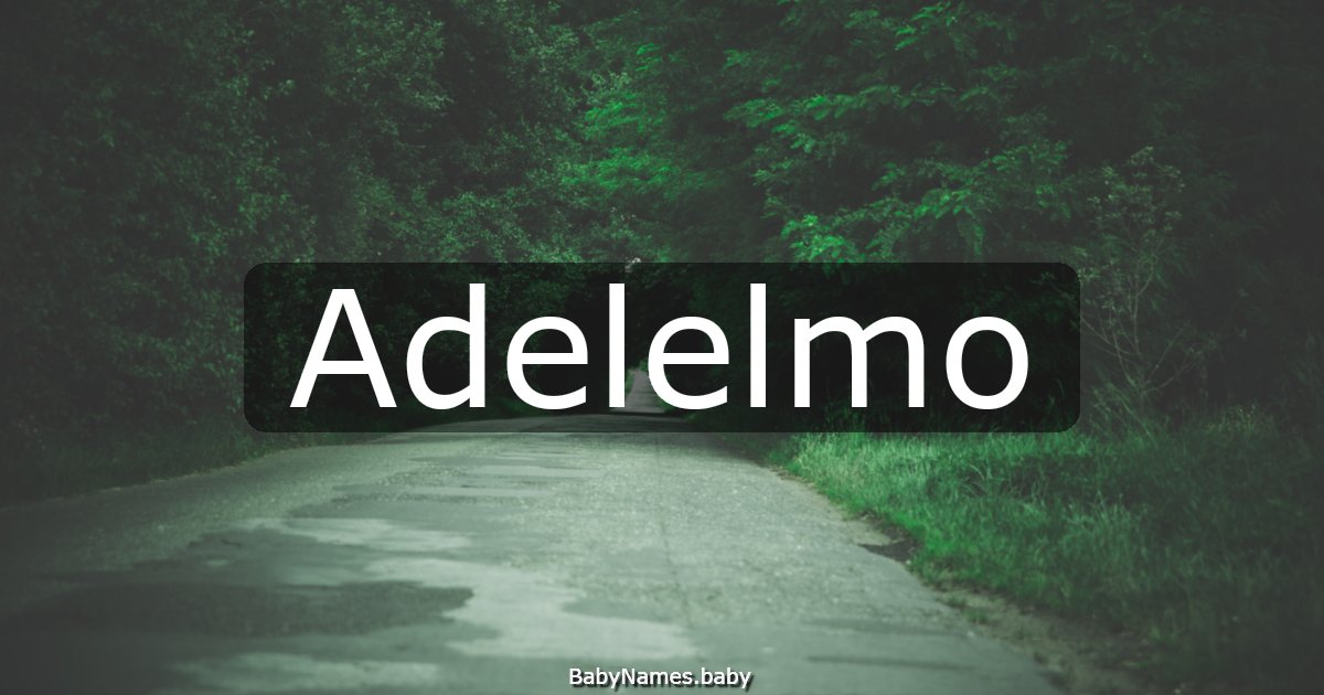 Adelelmo