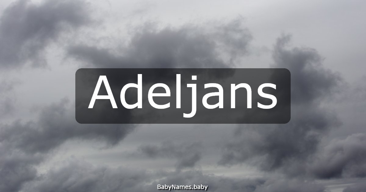 Adeljans