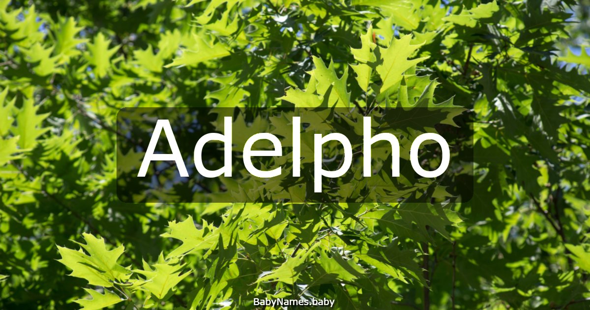 Adelpho