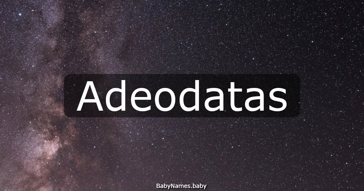 Adeodatas