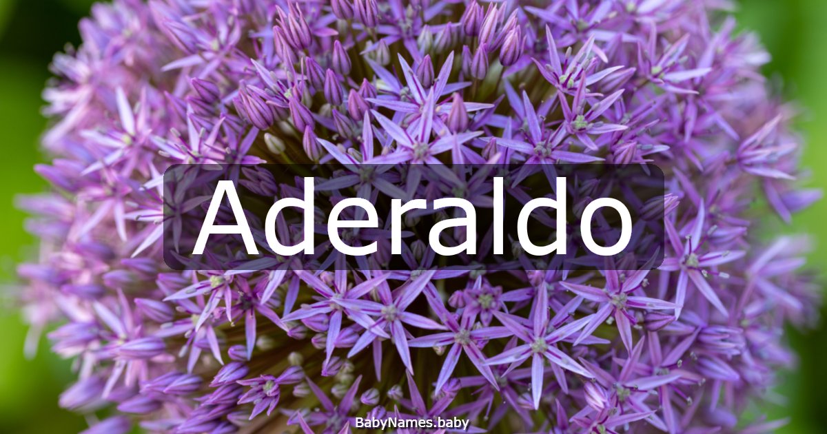 Aderaldo