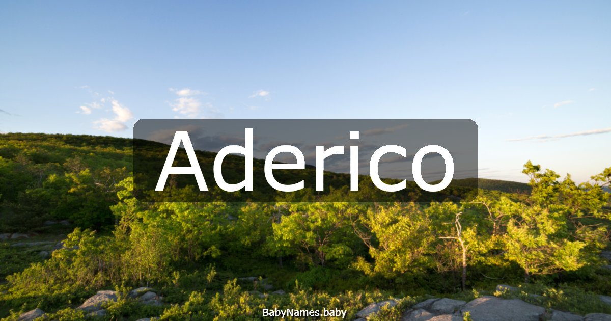 Aderico