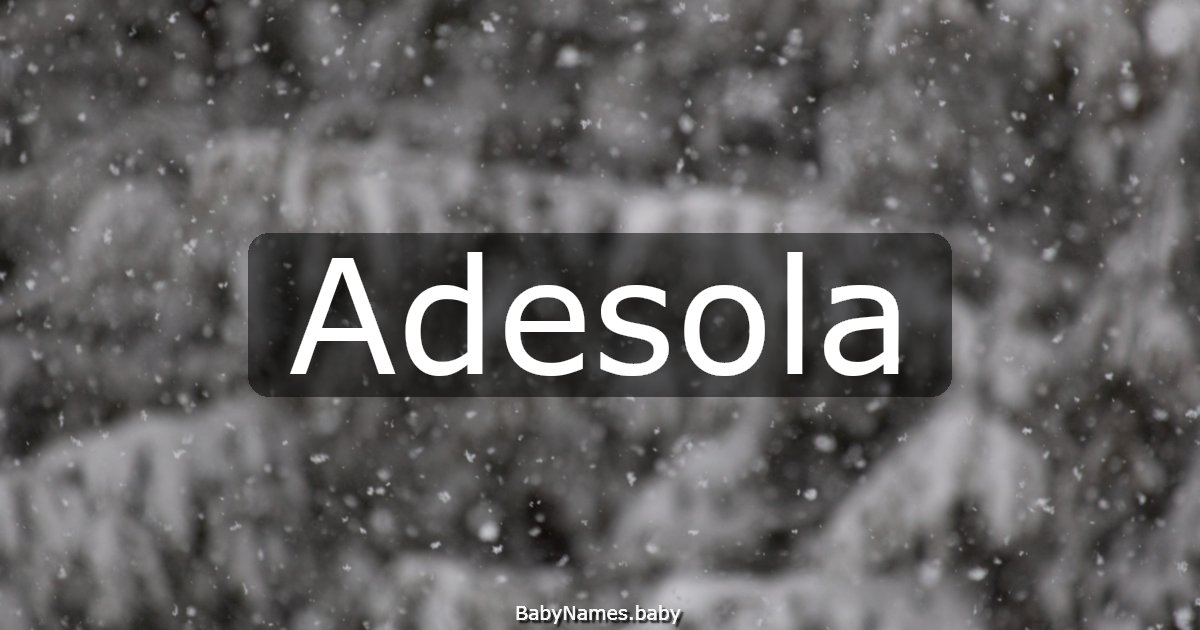 Adesola
