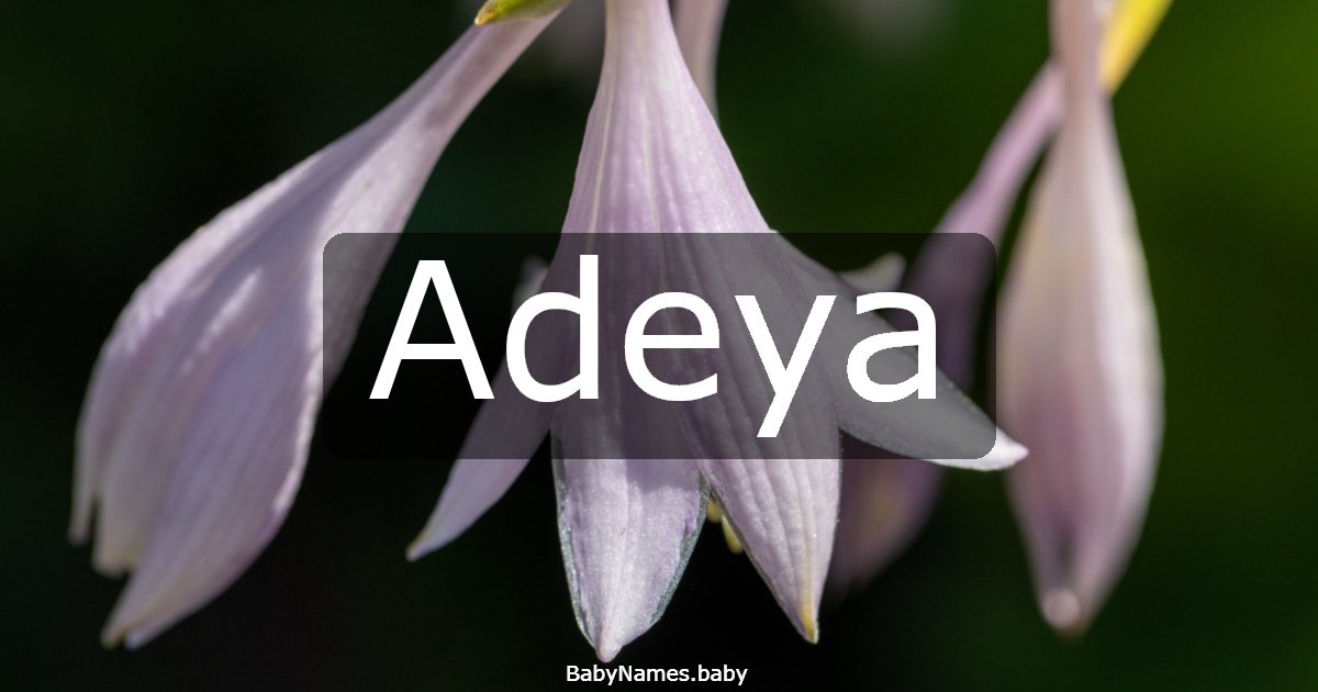 Adeya