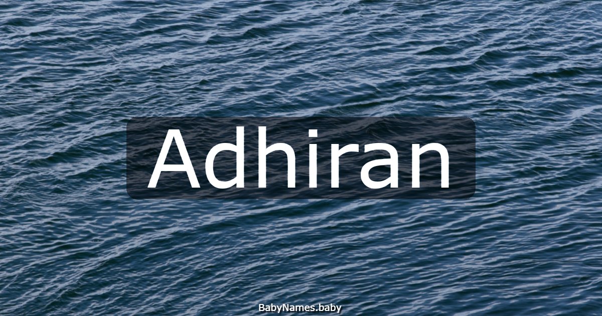 Adhiran