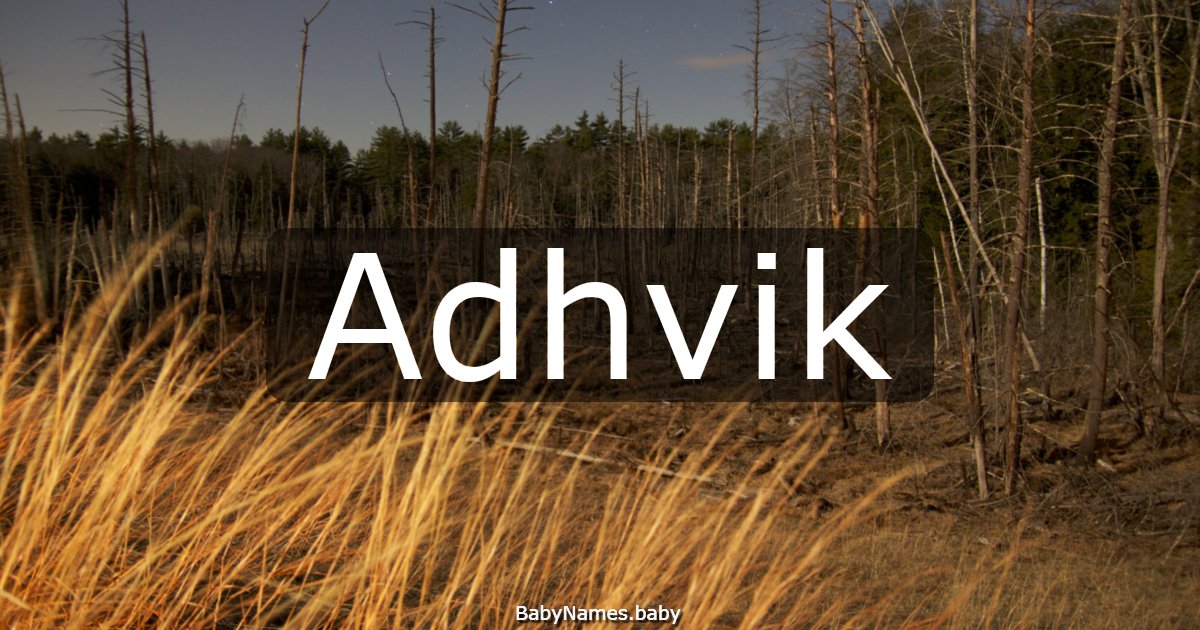 Adhvik