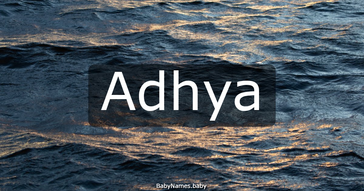 Adhya