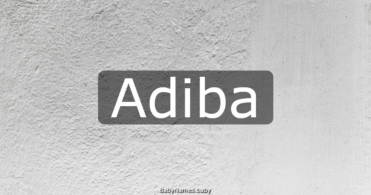 Adiba