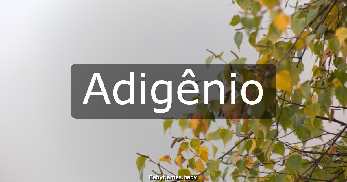 Adigênio