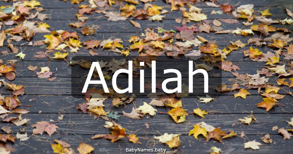 Adilah
