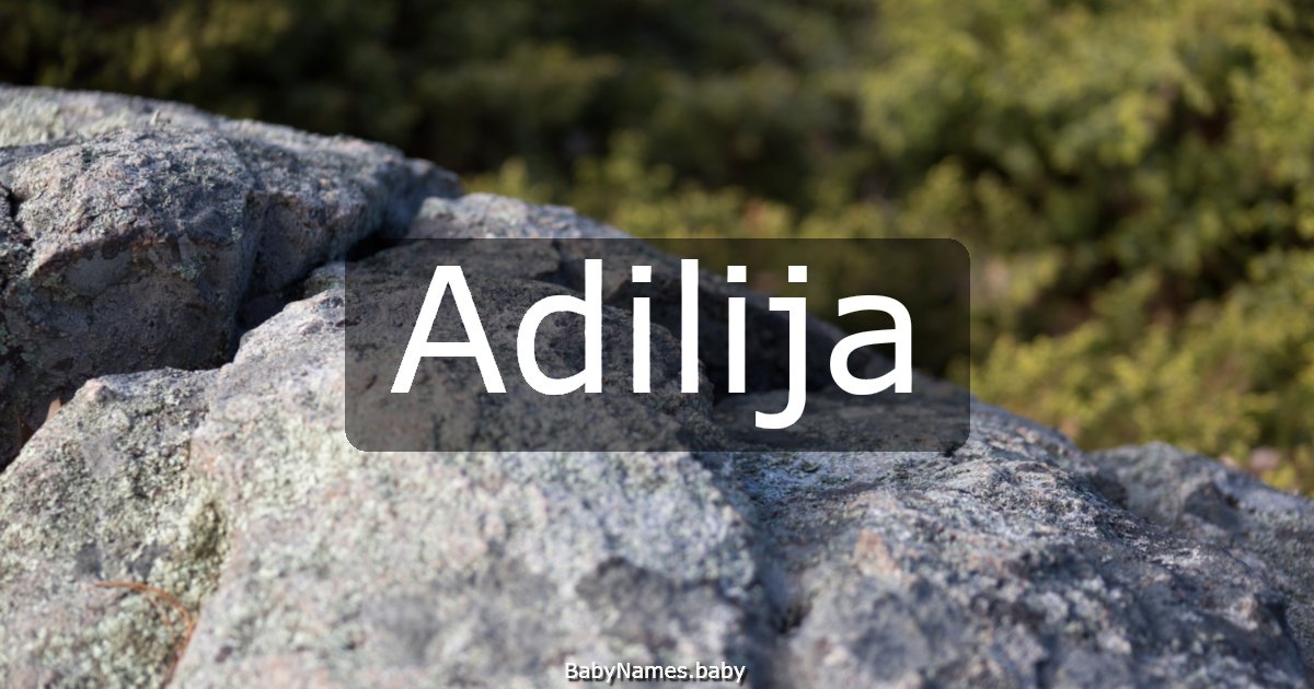 Adilija