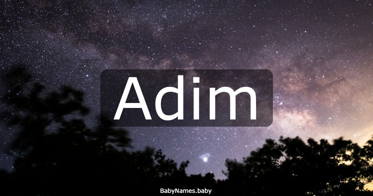 Adim