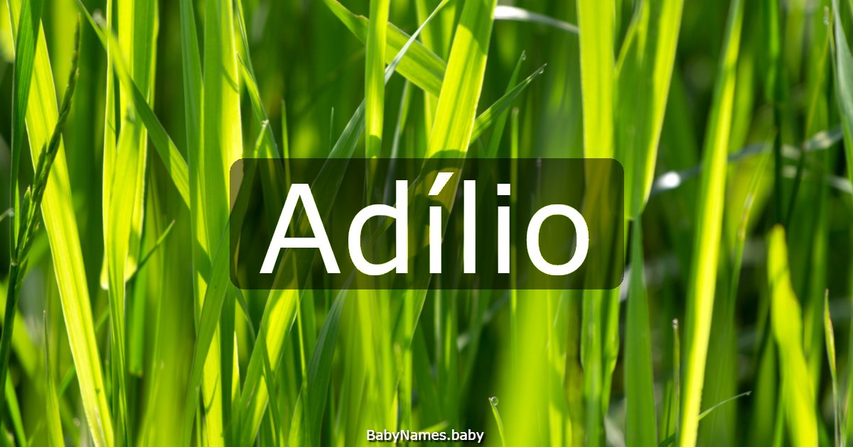 Adílio