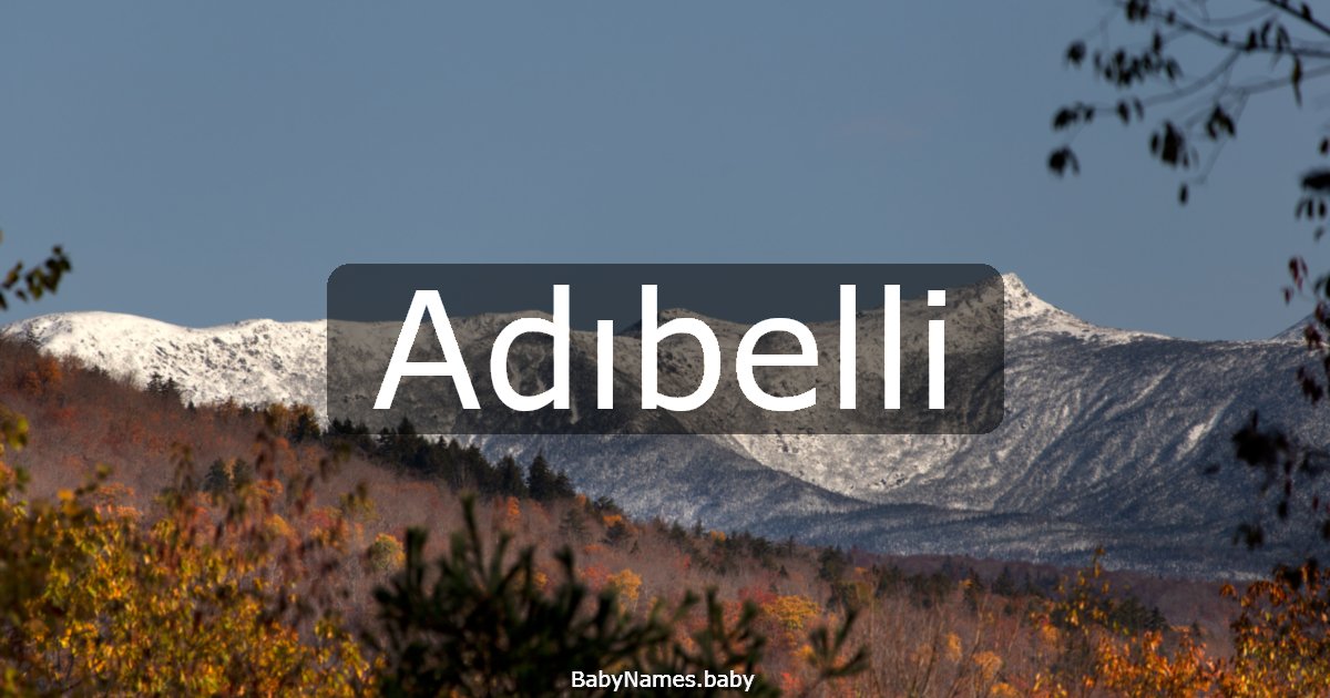 Adıbelli