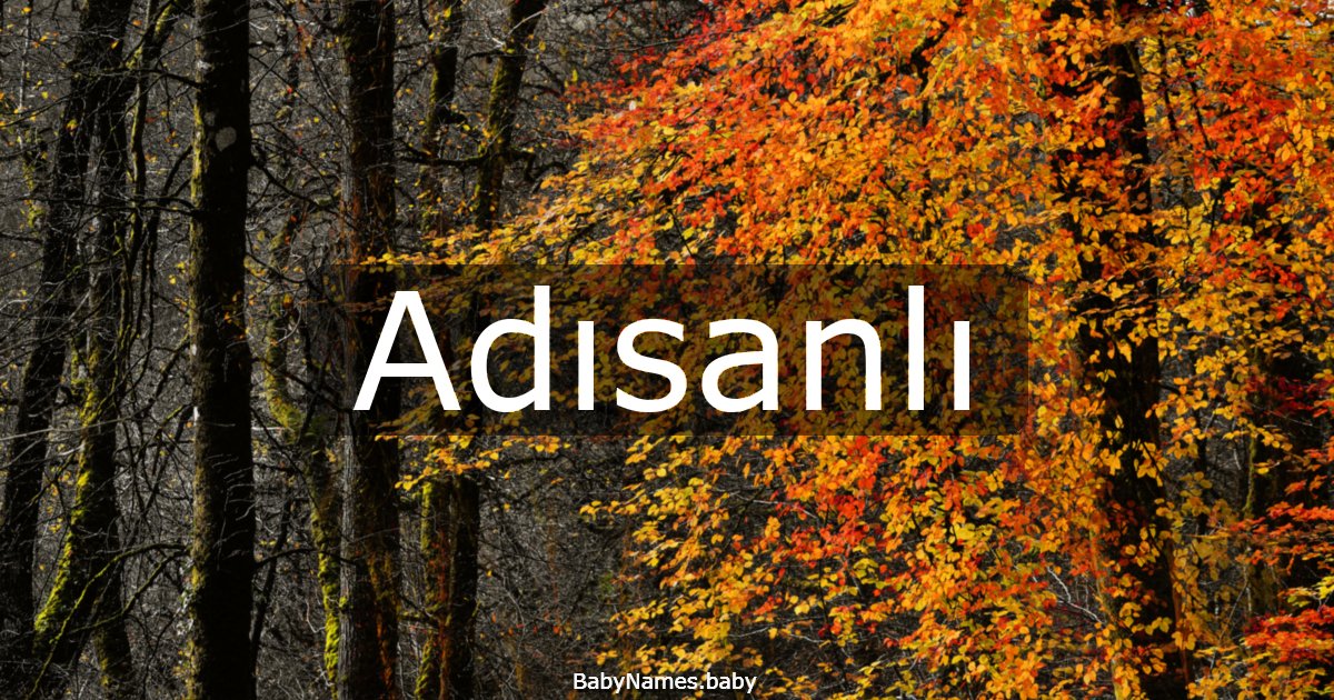 Adısanlı