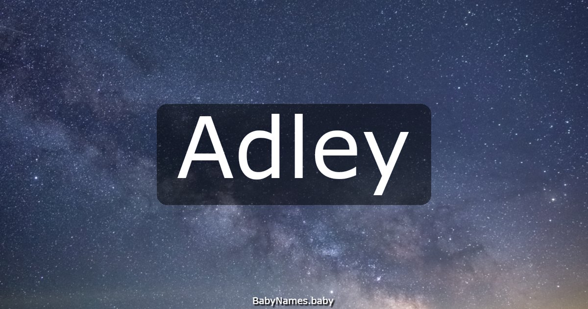 Adley