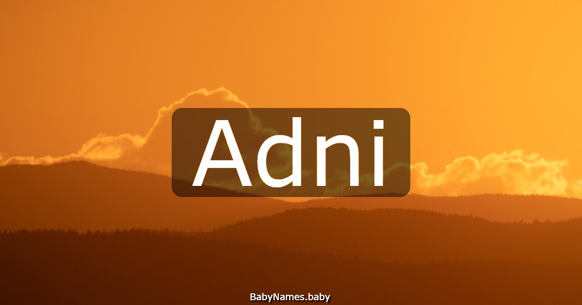 Adni