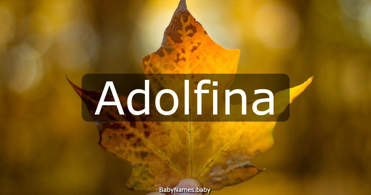 Adolfina