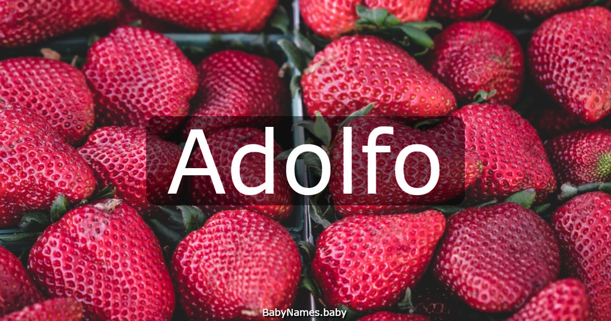 Adolfo